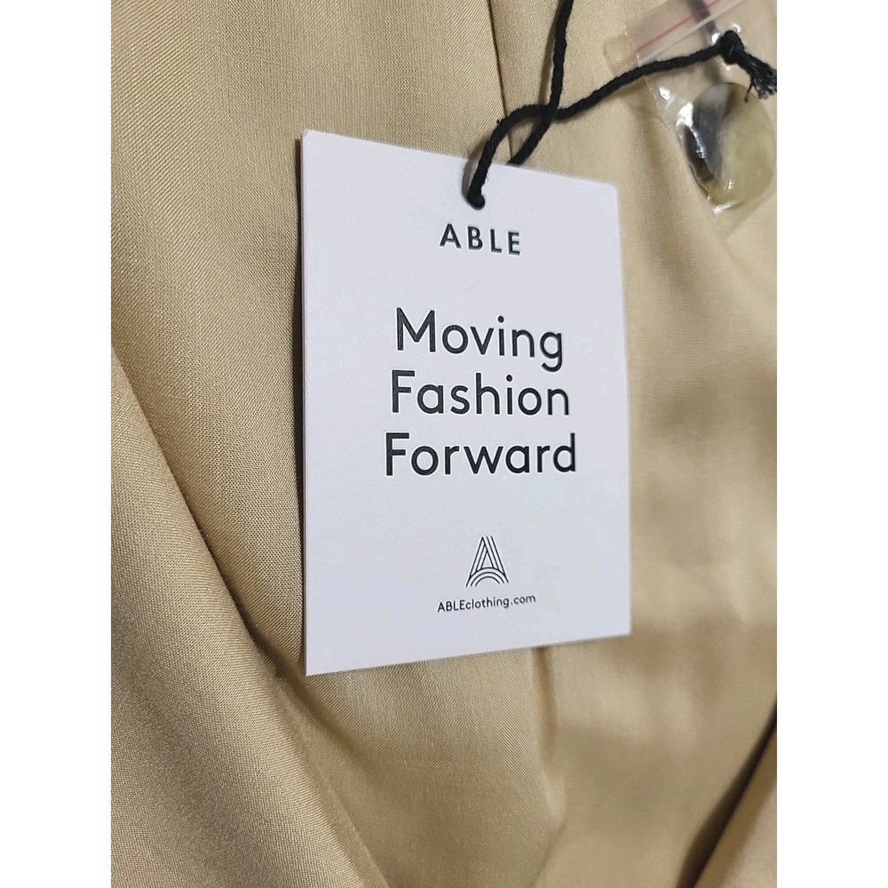 ABLE Micah Drapey Blazer in Oat Milk - Size XXL Lightweight Boyfriend - New $158 - Picture 5 of 10